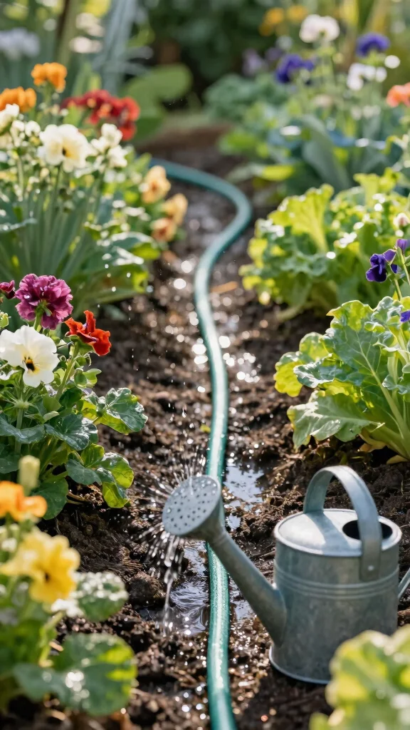 18 Gardening Hacks You Wish You Knew Sooner (Your Plants Will Thank You!) - 7. Use a Hose with a Soaker Attachment 1