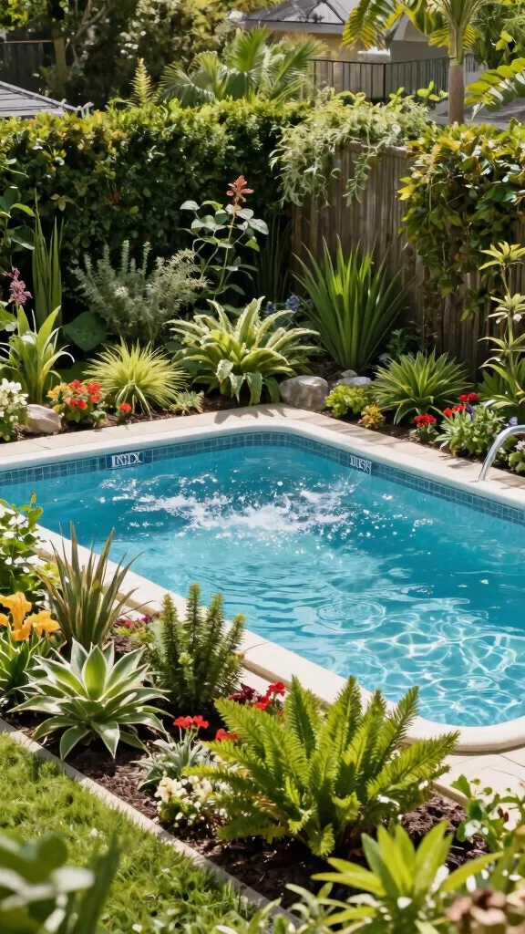 20 Lush Intex Pool Landscaping Ideas to Create Your Own Tropical Paradise! - 17. Eco-Friendly Landscaping 1